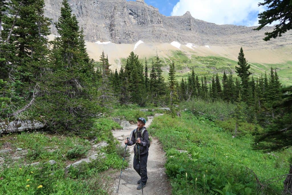 Glacier National Park with kids