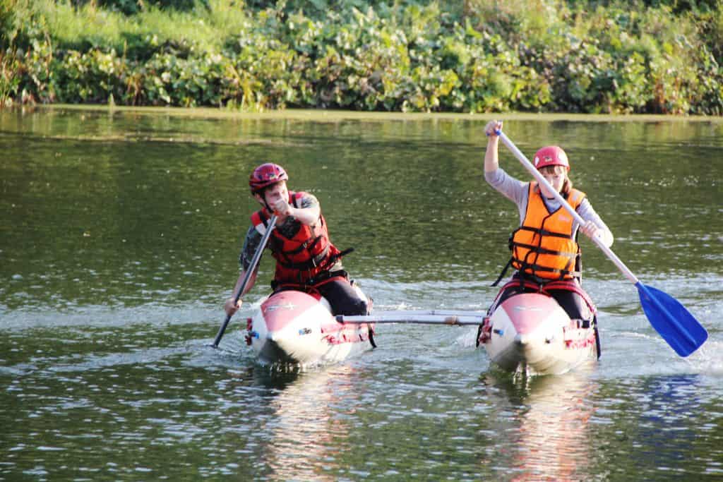 Kayaking routes in national parks