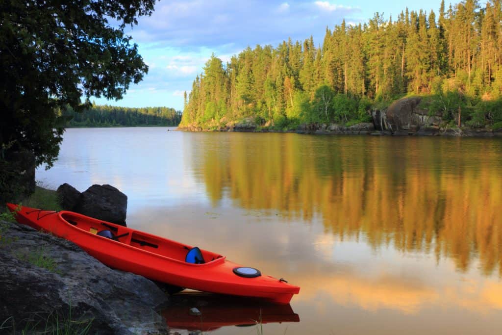 Kayaking in Voyageurs