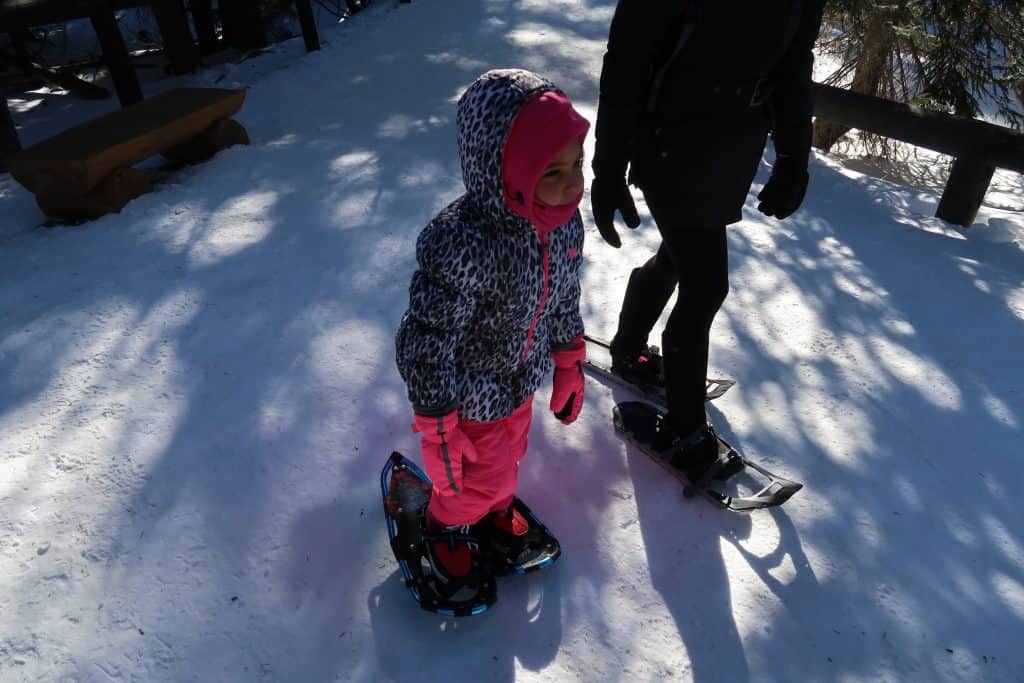 snowshoeing at Rocky Mountain National Park