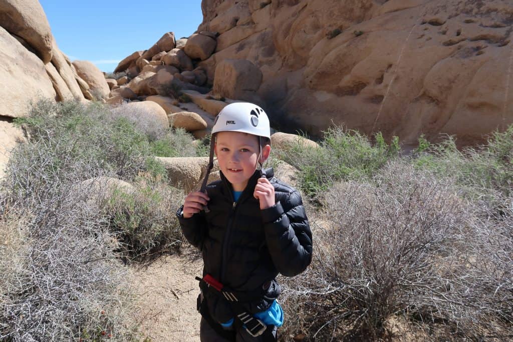 kids in Joshua Tree National Park