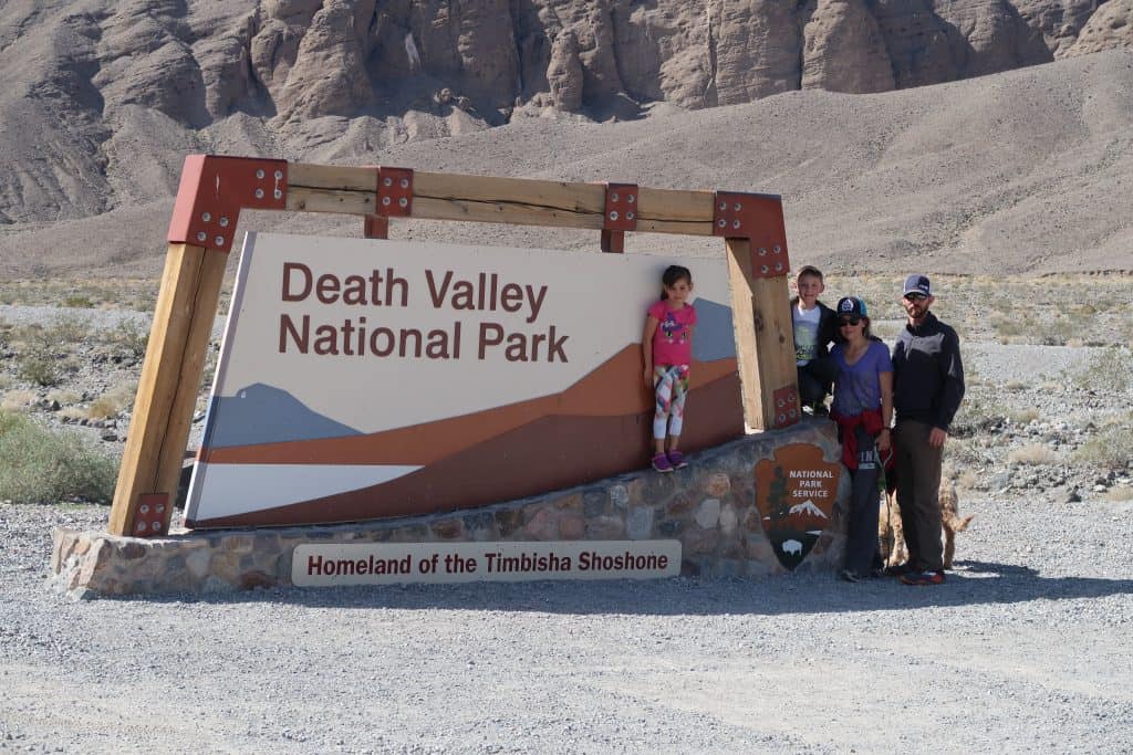 kids at Death Valley