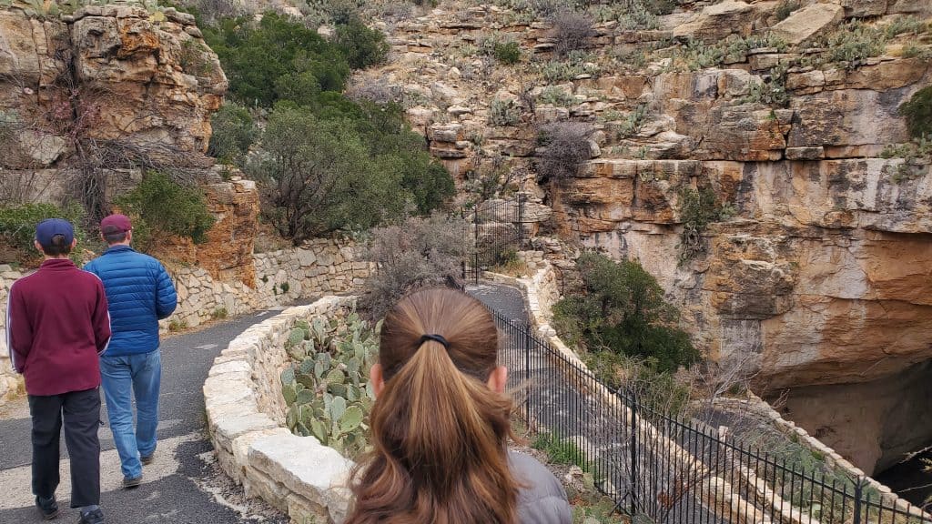 the natural entrance of Carlsbad Caverns