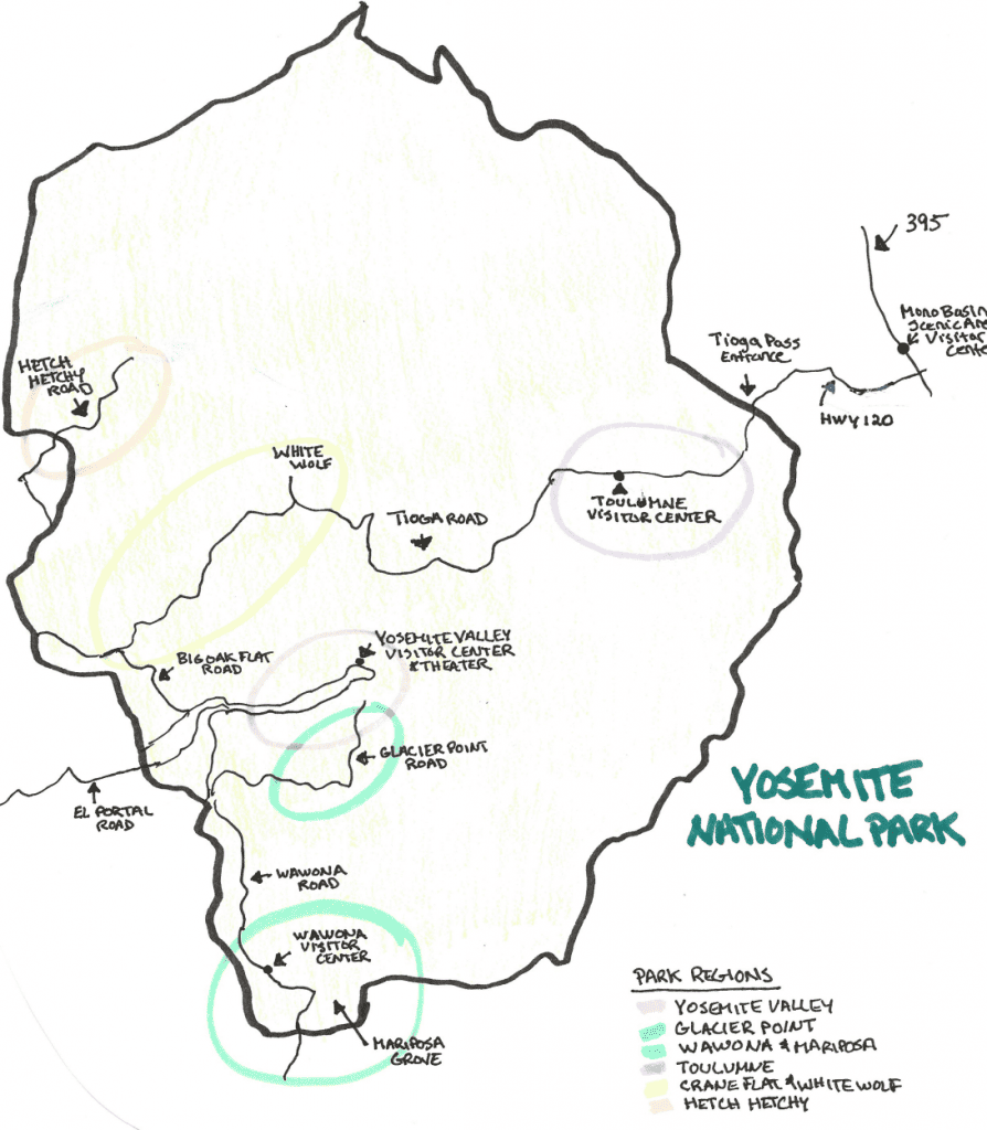 Yosemite Map