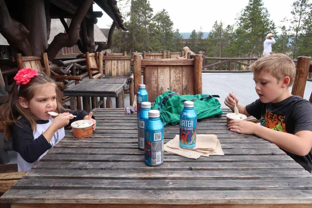 Old Faithful Lodge ice cream