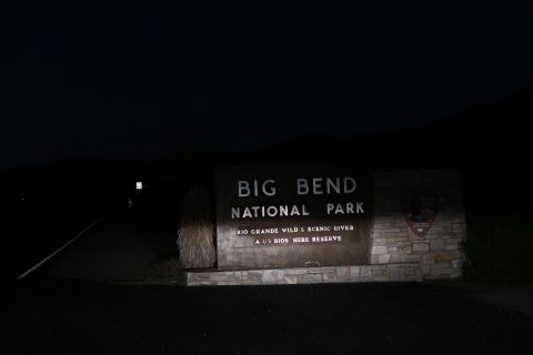 Big Bend at night